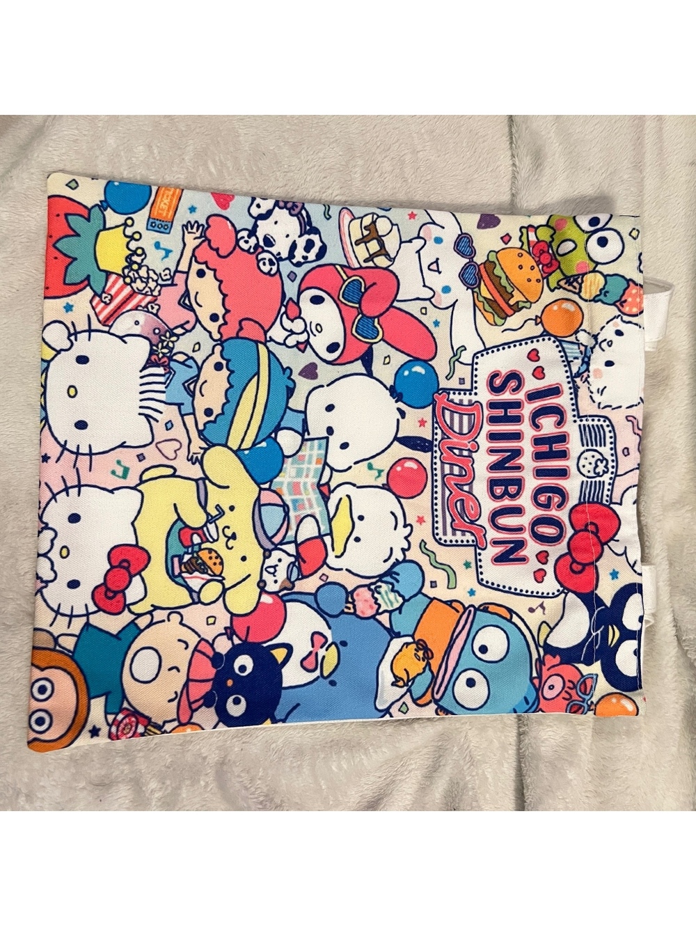 Sanrio Ichigo Shinbun Character Tote Bag